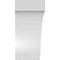Ekena Millwork 5 1/2-in. W x 8-in. D x 12-in. H Imperial Architectural Grade PVC Knee Brace BRCP055X08X12IMP - alternate 3